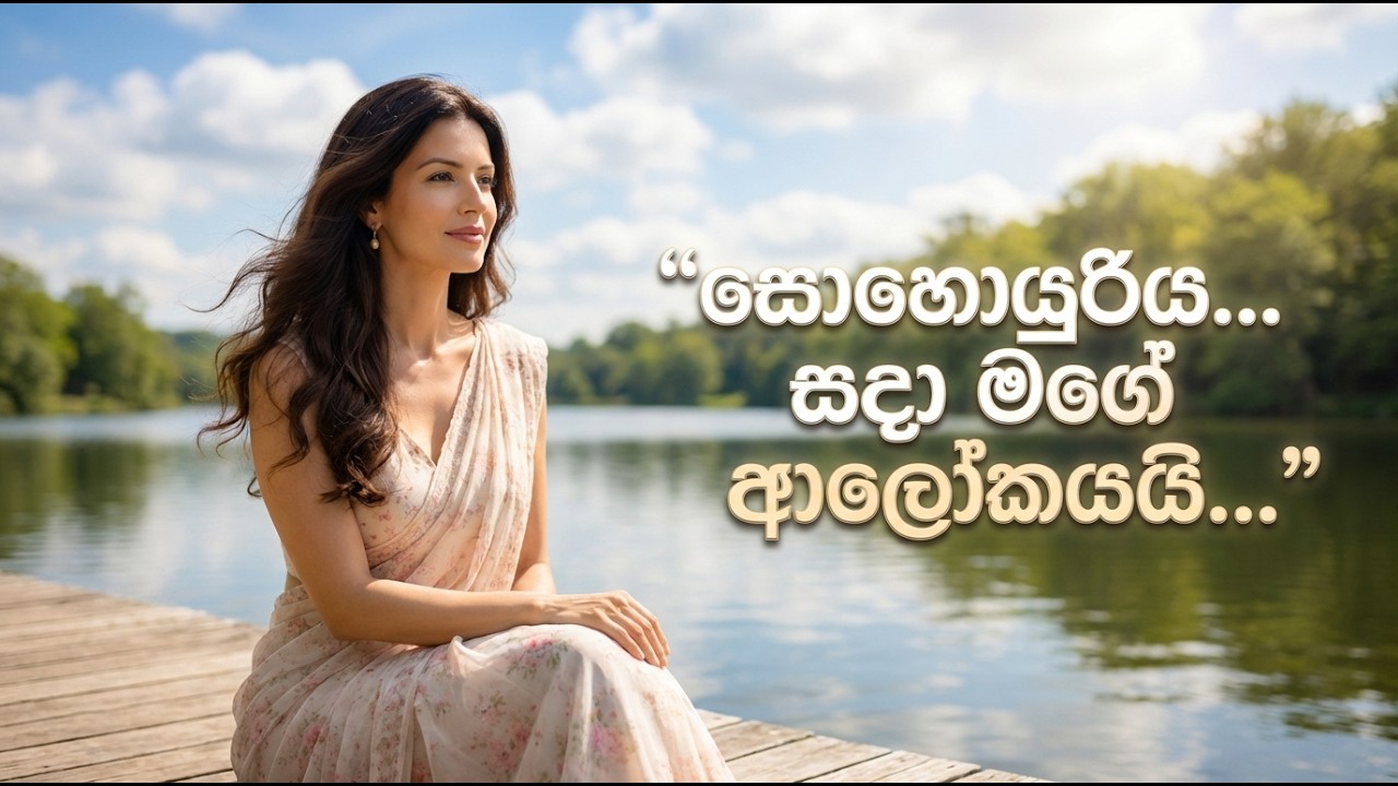 Sister Song Sinhala | සදා මගේ ආලෝකයයි | Emotional Song for Sister | Sinhala New Song 2026
