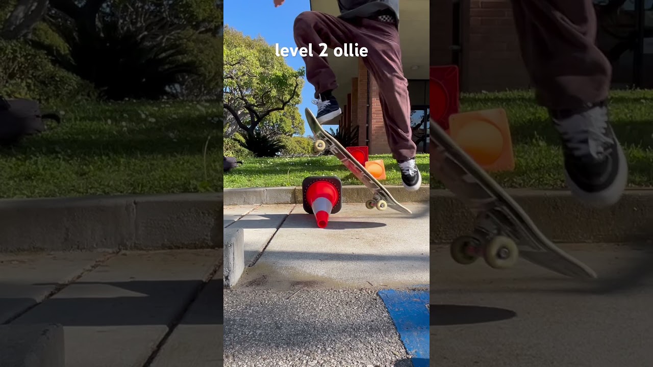 level 1-3 ollie! #mrbeast #skate #overskate