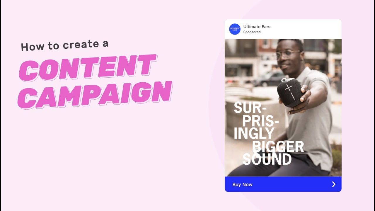 How to create a CONTENT campaign on TRIBE