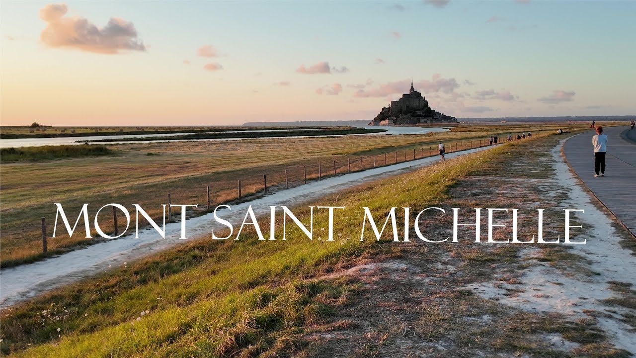 FAMOUS MONT-SAINT MICHEL IN 4K
