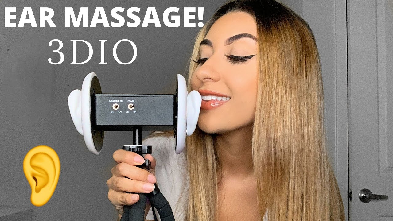 ASMR | EAR MASSAGE WITH 3DIO (TINGLY!!)
