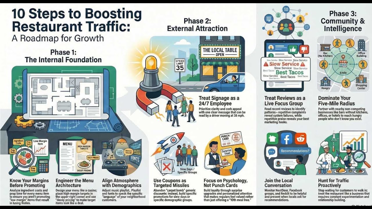 10 Steps to Boosting Restaurant Traffic: A Case Study from the Trenches