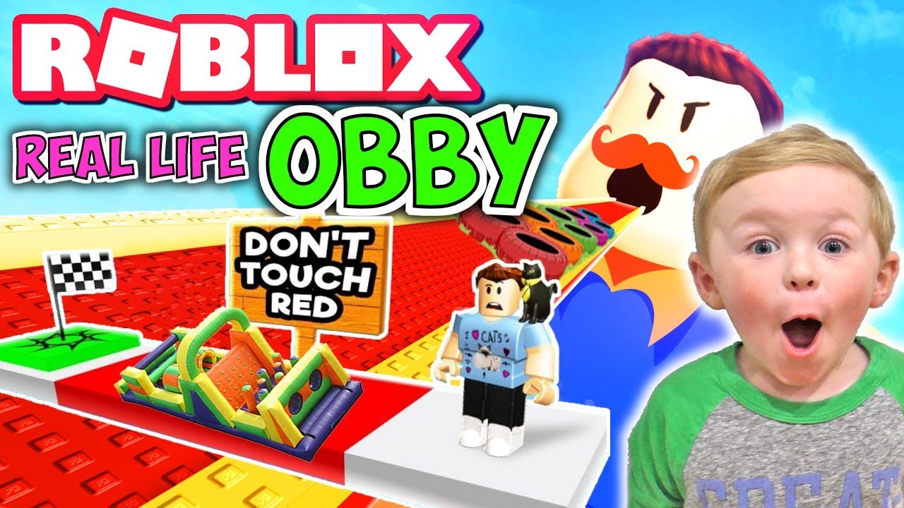Roblox Obby in Real Life | DavidsTV