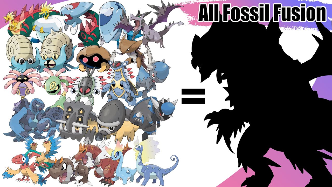 All Fossil Pokémon Fusion | Dinosaur Pokémon Fusions | Max S