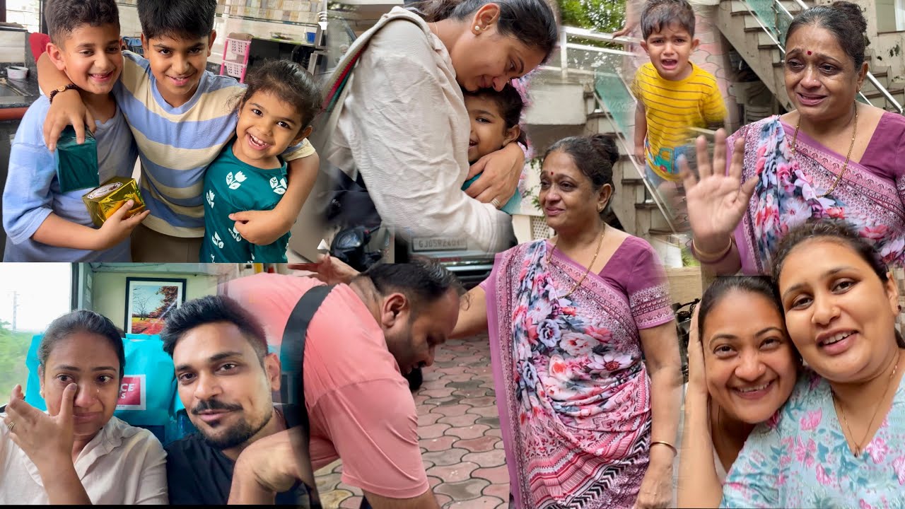 Emotional bidai ! Miss you @bhumishelvlogs ! Ghar pura suna ho gya.