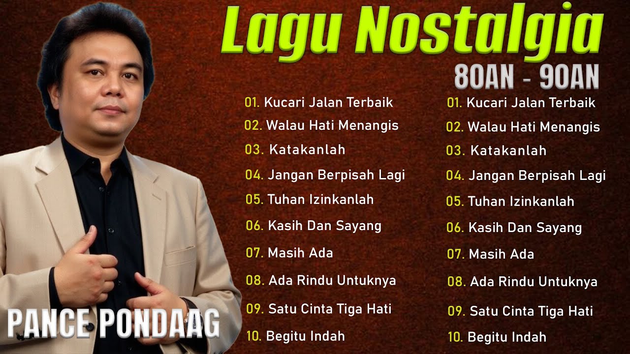 Pance Pondaag Full Album #2 | Kumpulan Lagu Nostalgia 80an 90an Terpopuler Sepanjang Masa 🎶