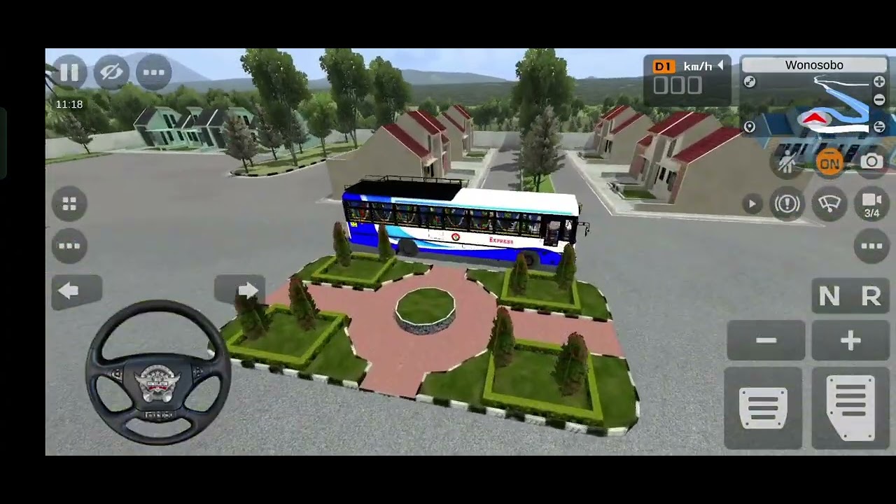 Express Bus Mod | Bus simulator Indonesia | Realistic Mobile Game | New Map Mod | Thrishugamer777