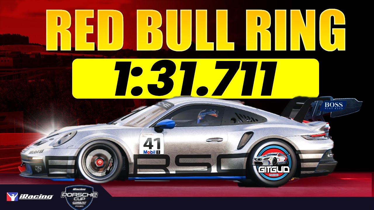 Руководство по трассе iRacing Porsche Cup Red Bull Ring &mdash; 1:31.711