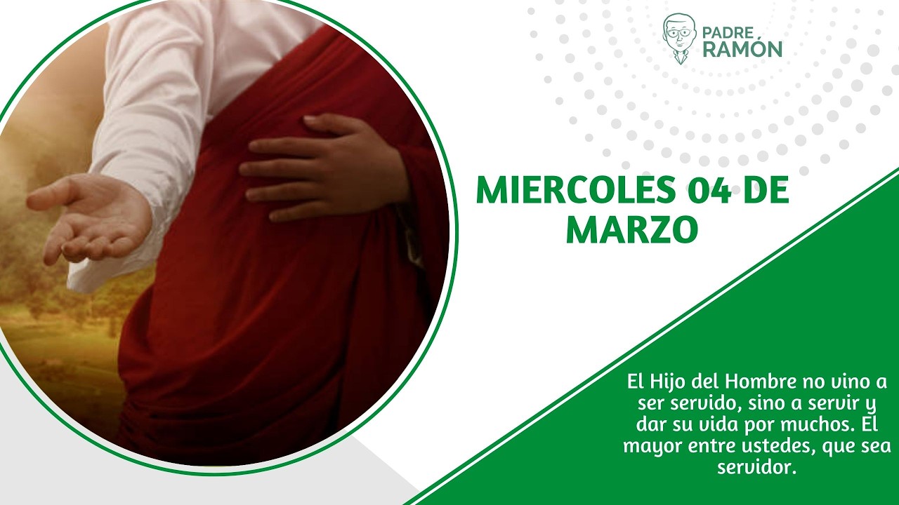 El Hijo del Hombre no vino a ser servido, sino a servir y dar su vida por muchos.