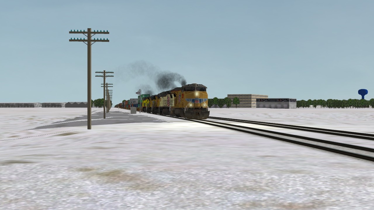 ORTS: Fast UP C45ACCTE #5259 WB IG2LT-01 At Clinton, IA