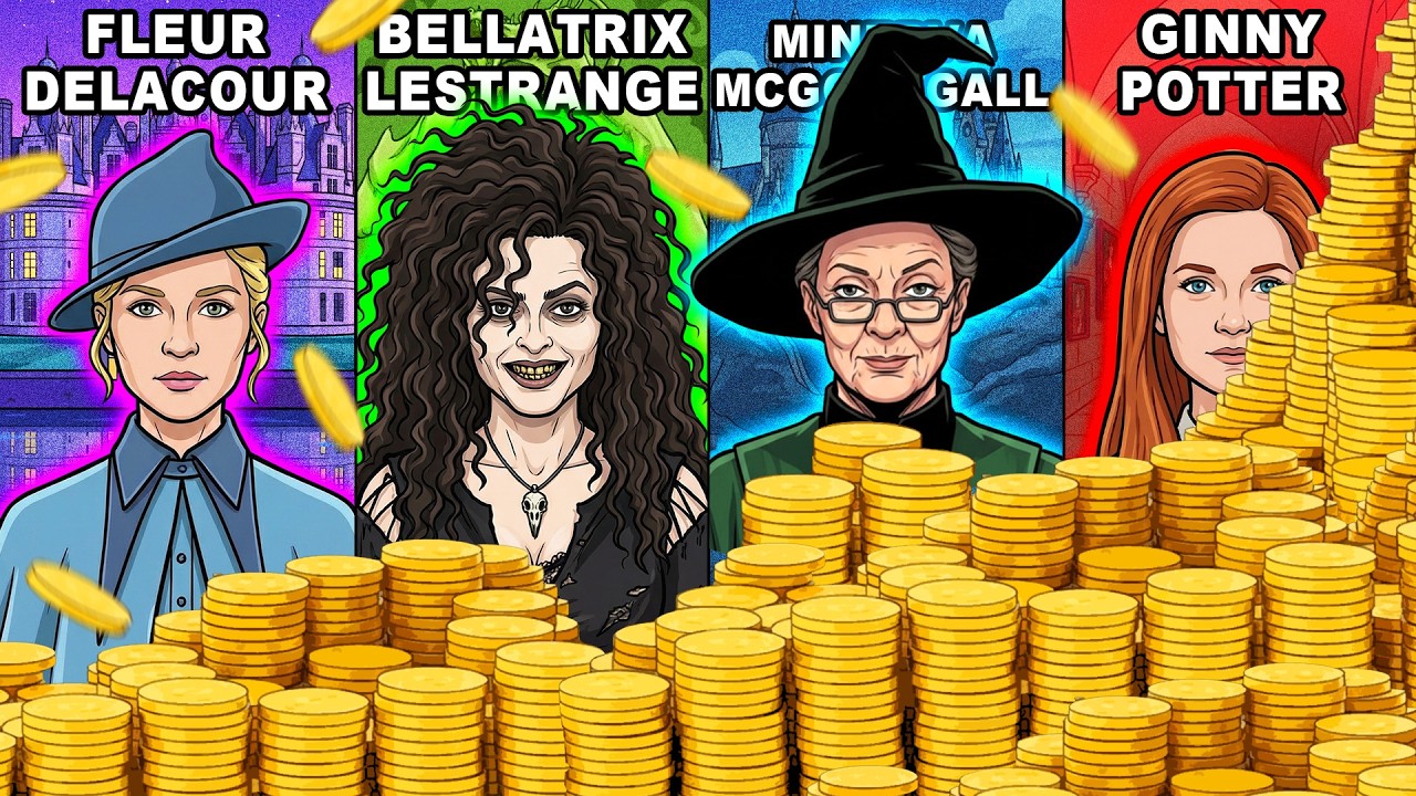 All 15 RICHEST Witches in Harry Potter EXPLAINED in Detail