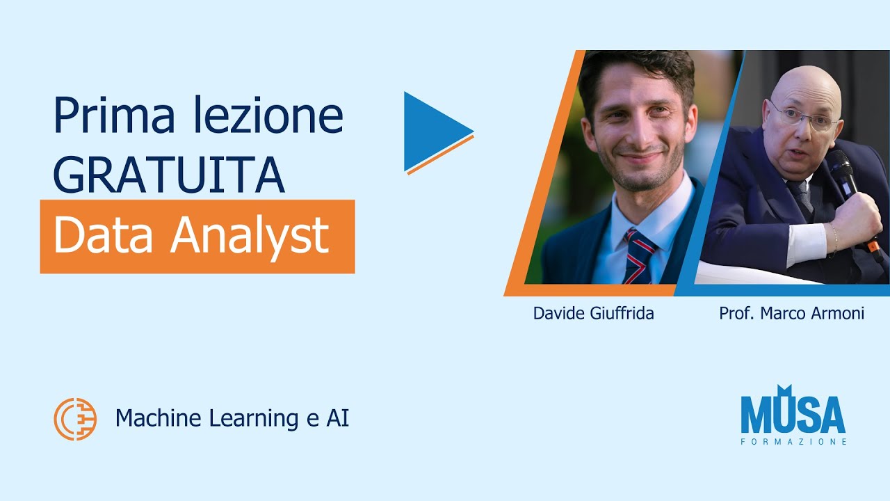 Prima lezione Data Analyst Gratuita