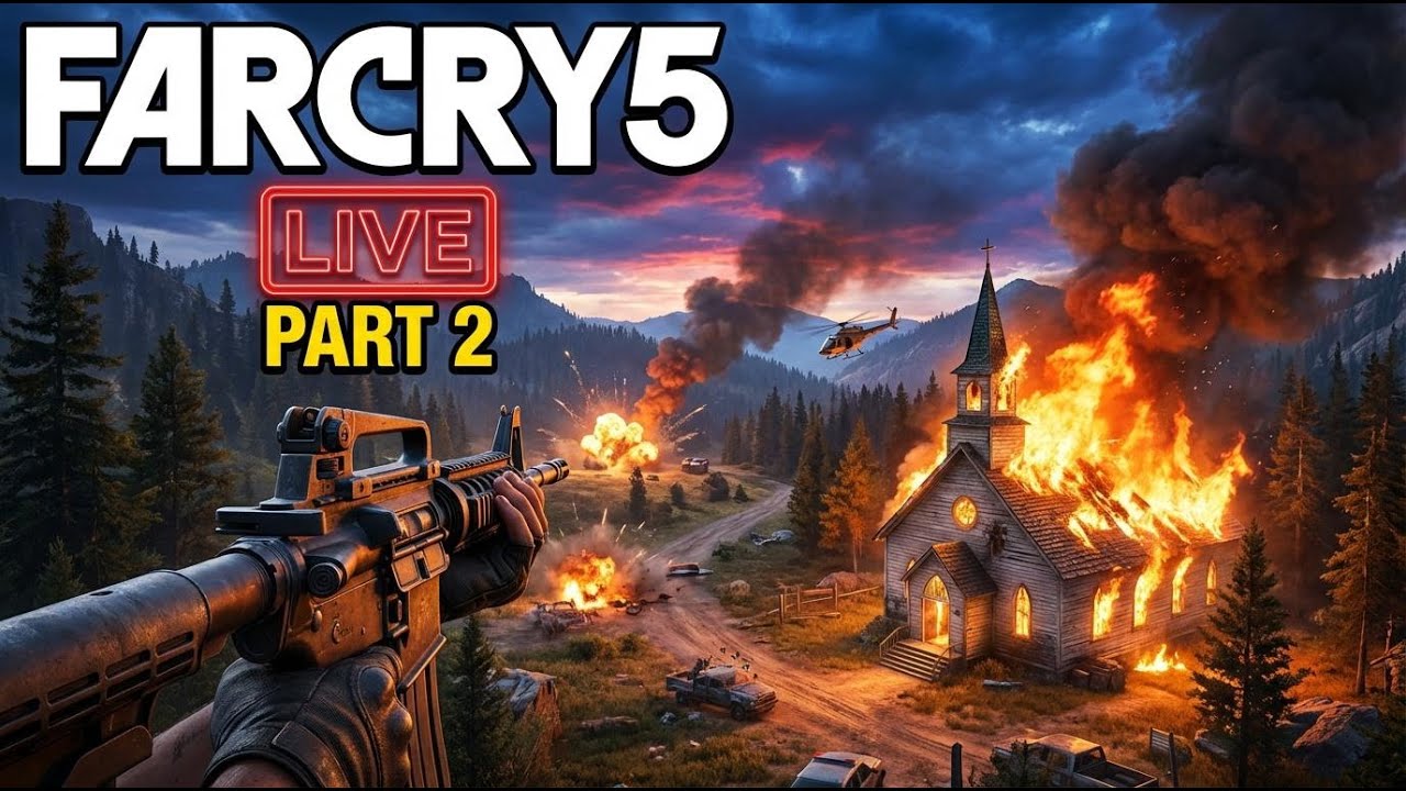 🔴 Far Cry 5 LIVE  |  Part 2 | LIVE Gameplay Sinhala 🎮