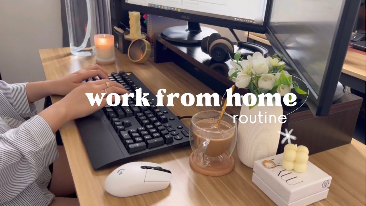 Work From Home Routine | evening shift 5pm - 2am