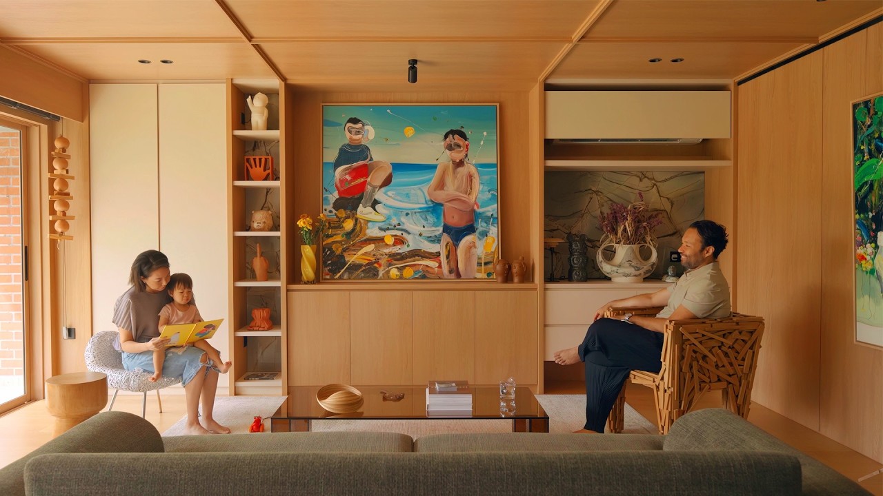 Inside a Stunning Art Lover's Family Home With a Hidden Garden