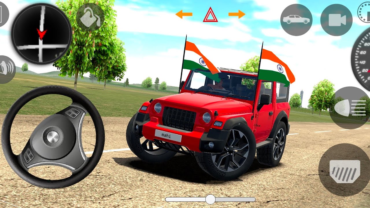 Modified Mahindra Thar😈Games:Indian Red Thar (Gadi Wala Games) Car Game Android Game - #2025