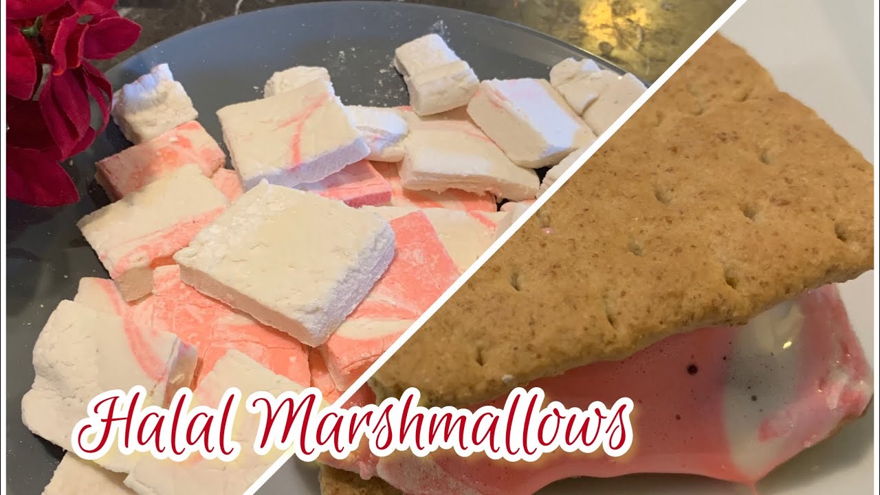 Halal Marshmallows recipe || 5 minute recipe of Homemade Halal Marshmallows ||Quick & Easy recipe