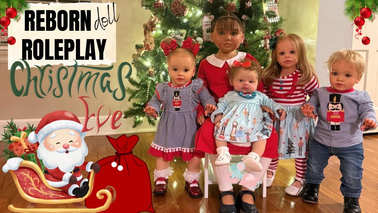Reborn Doll Christmas Eve Roleplay | Santa’s MAGIC Bag! 🎅 🎁 #reborns #christmaseve  #rebornpippa