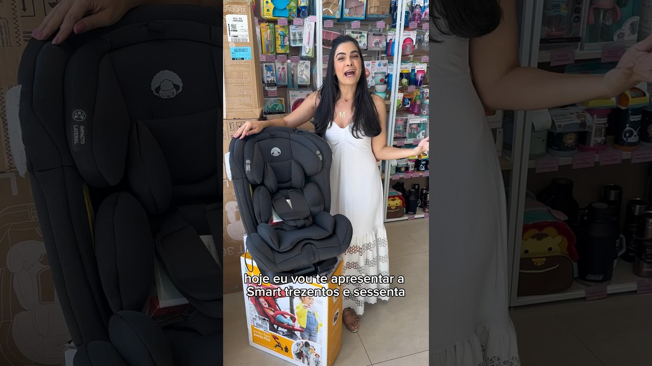 A CADEIRINHA SMART 360 da LITET - E CRESCE COM A CRIAN&Ccedil;A PODENDO SER USADO DESDE RN AT&Eacute; 36kg#shorts