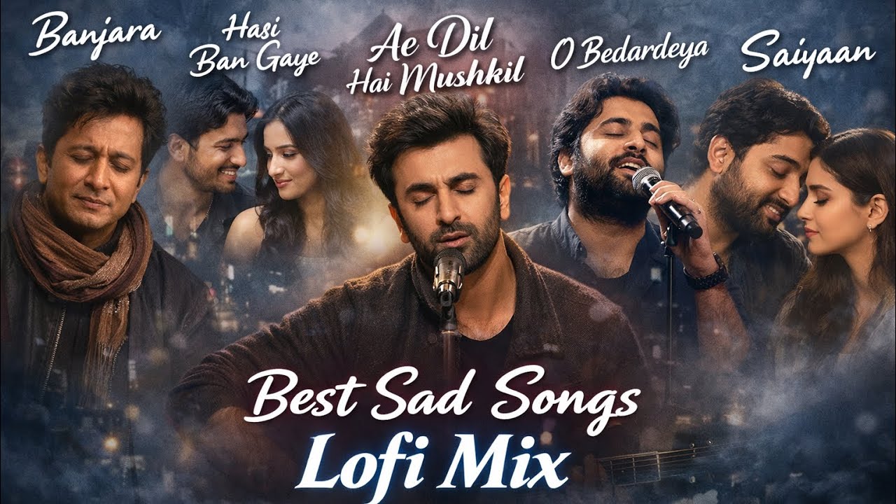 Best Sad Lofi Songs Mix 😔💔 | Banjara • Hasi Ban Gaye • Ae Dil Hai Mushkil • O Bedardeya • Saiyaan  