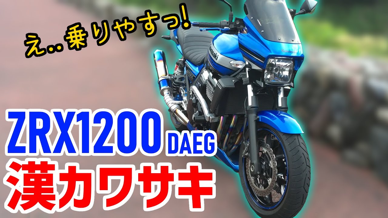 【ZRX1200 DAEG】カワサキの大型バイクってこんな乗りやすいのか【バイクツーリング】