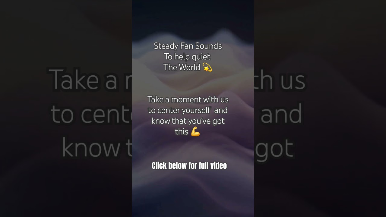 Amazing Fan Sounds with Soothing Pastel Visuals for Deep Sleep, Relaxation, or Office