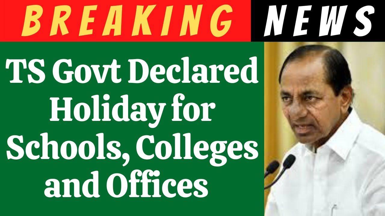 TS Govt Declared Holiday for Schools Colleges and Offices||JNTUH  & OU declared Holiday on 28th Sept