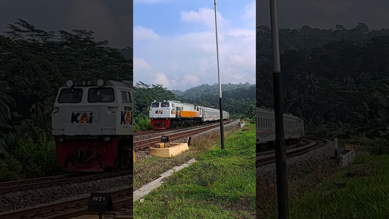 Meliuk Tajam! Ranggajati Menaklukkan Tikungan Karanggandul  #keretaapi #keretaapiindonesi