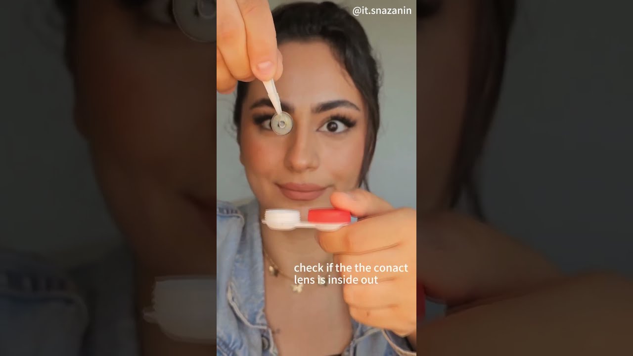 #howto wear colored contact | Tutorial for beginners| feat. TTDeye Incredible Blue Colored Contacts💙