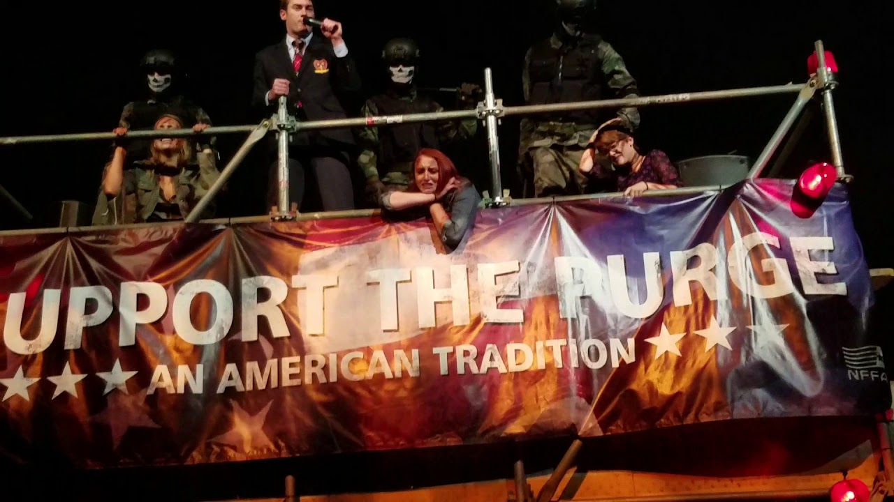 Universal Studios Haunted Horror nights THE PURGE