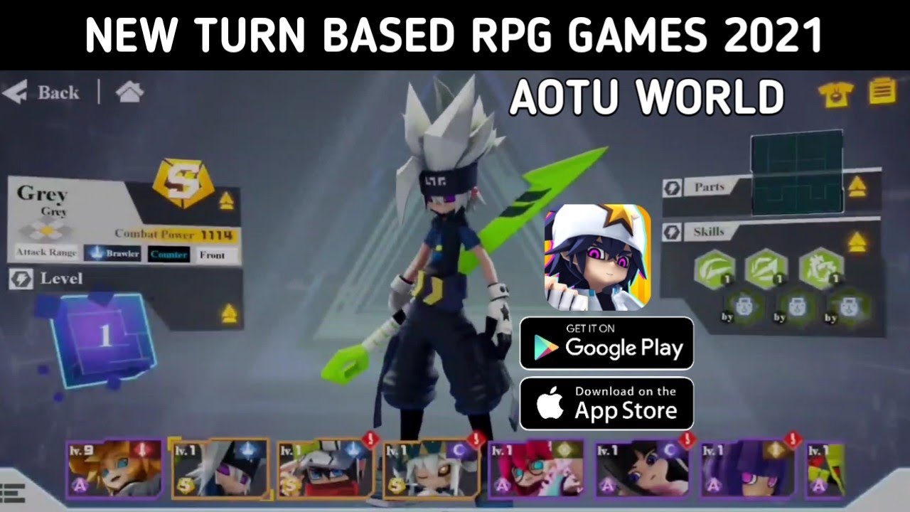 NEW TURN BASED RPG GAMES 2021 | AOTU World [ENG] | AVAILABLE NOW FOR ANDROID, IOS