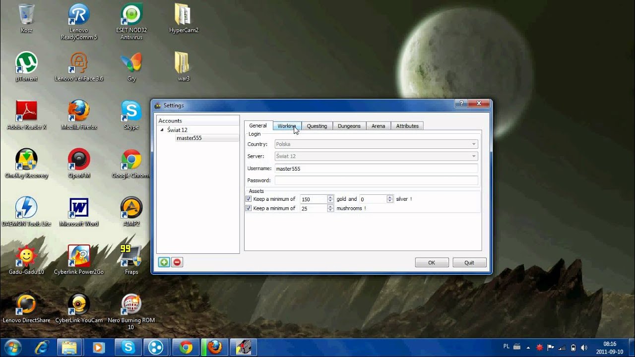 Bot do sfgame- Poradnik