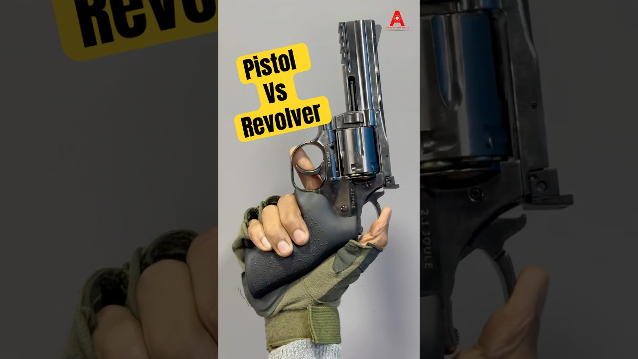 Co2 pistol vs co2 revolver air gun ? Which is better ? #airguninindia #co2airgun #airgun #bbgun