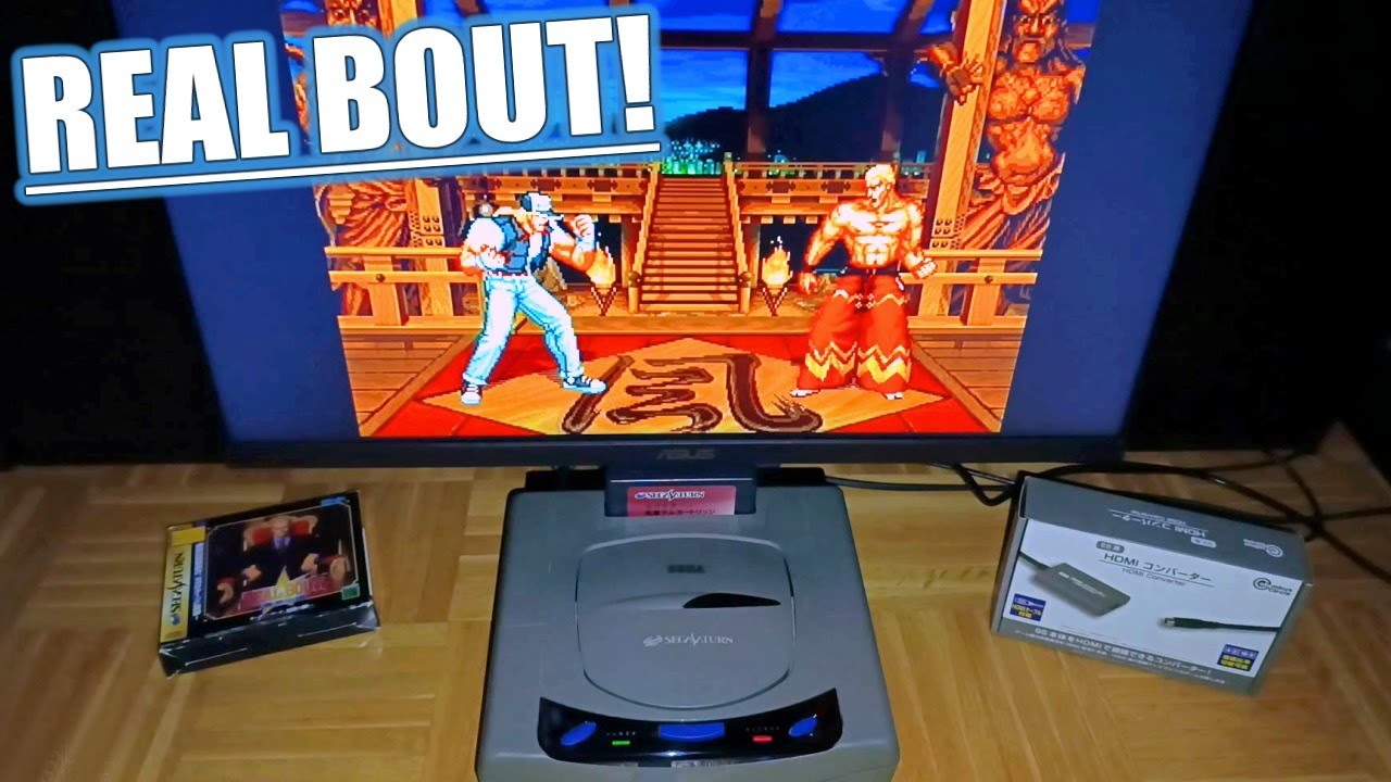 Ich spiele: REAL BOUT Fatal Fury (1996) auf dem SEGA Saturn
