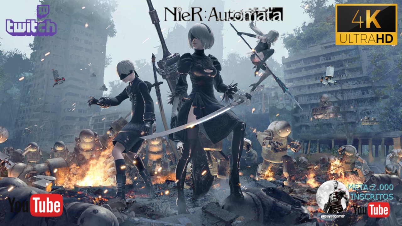 NieR: Automata | Inicio da Gameplay | #nierautomata | #nierautomatagameplay | 2160p 4k | PC