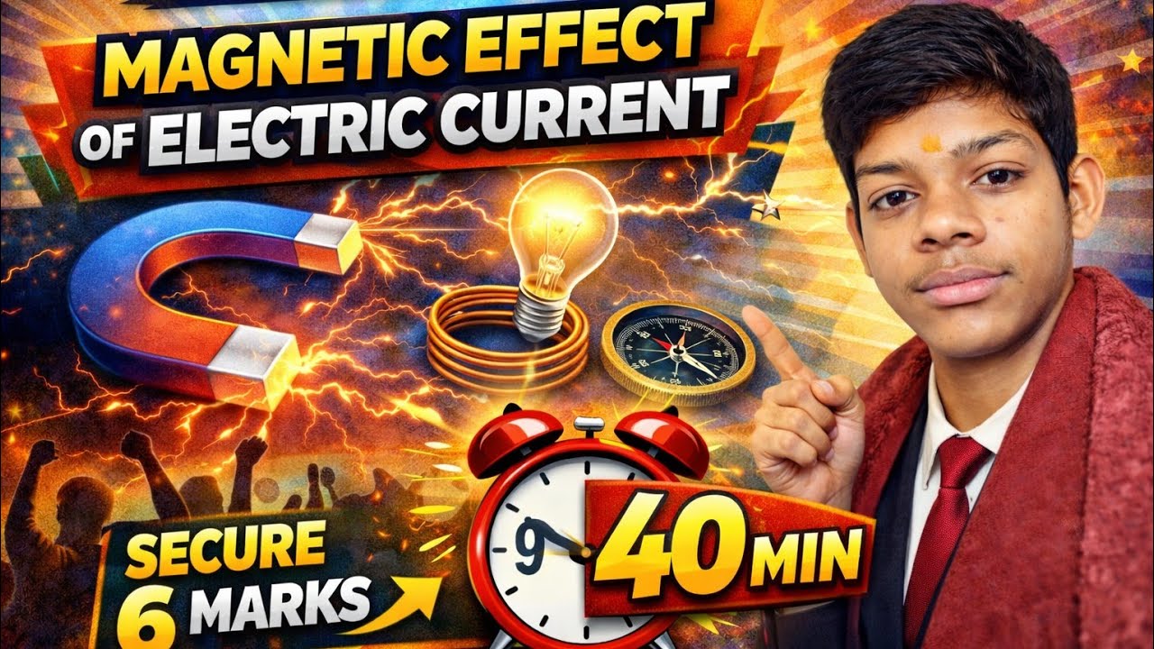 Magnetic Effect of Electric Current | Oneshot Revision | Class 10 || MP Board 