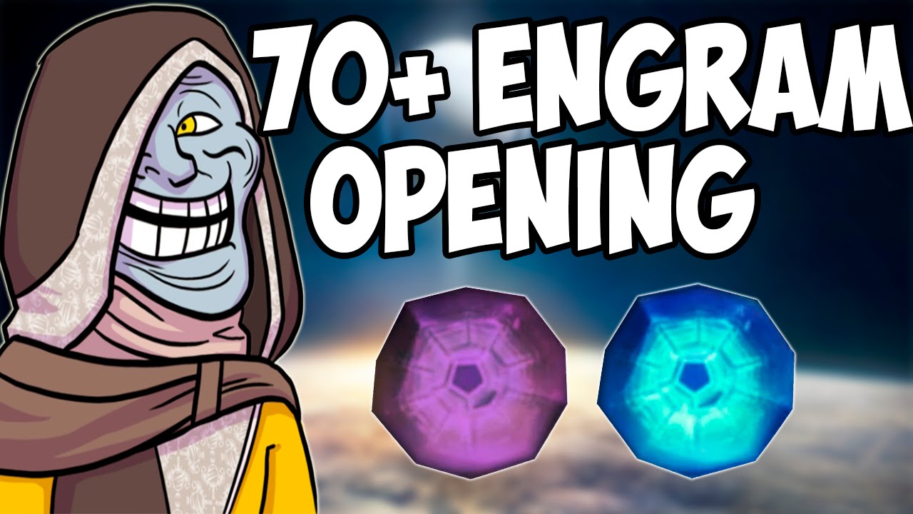 Destiny: 70+  Blue/Legendary Engram Opening