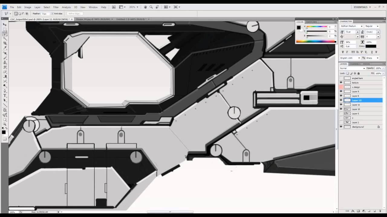Drawing Guns Part 3: Final Concept