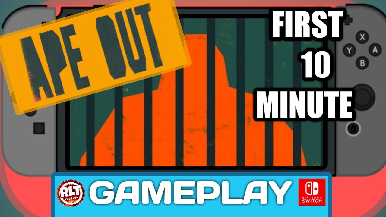 Ape Out RAGE Playing Switch GamePlay Video 10 Minute NO COMMENTARY