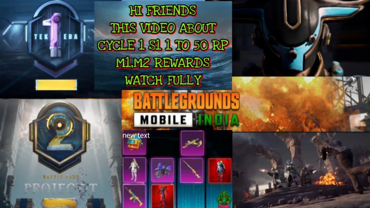 BATTLEGROUND mobile indiaRp M1&M2 | All Rp leaks |Tier rewards#BGMIRPREWARDS#KORILGAMING#PUBGMOBILE