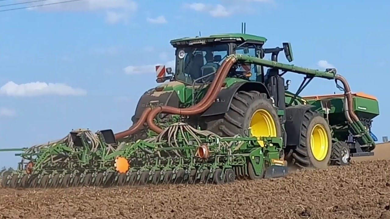 John deere 8rx/8r 410-Bodenbearbeitung/aussaat,Kerner Komet Grubber,Amazone Avant 6002.2