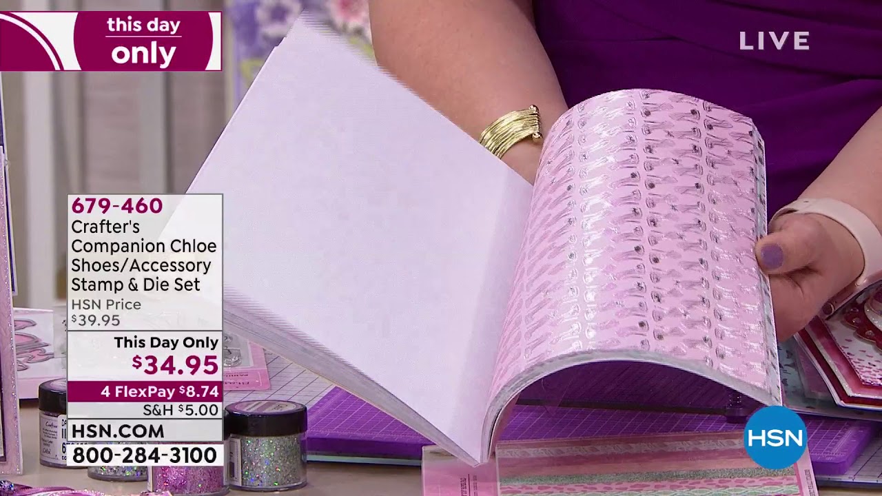 Crafter's Companion Shoes and Accessory Stamp   Die Set ...
