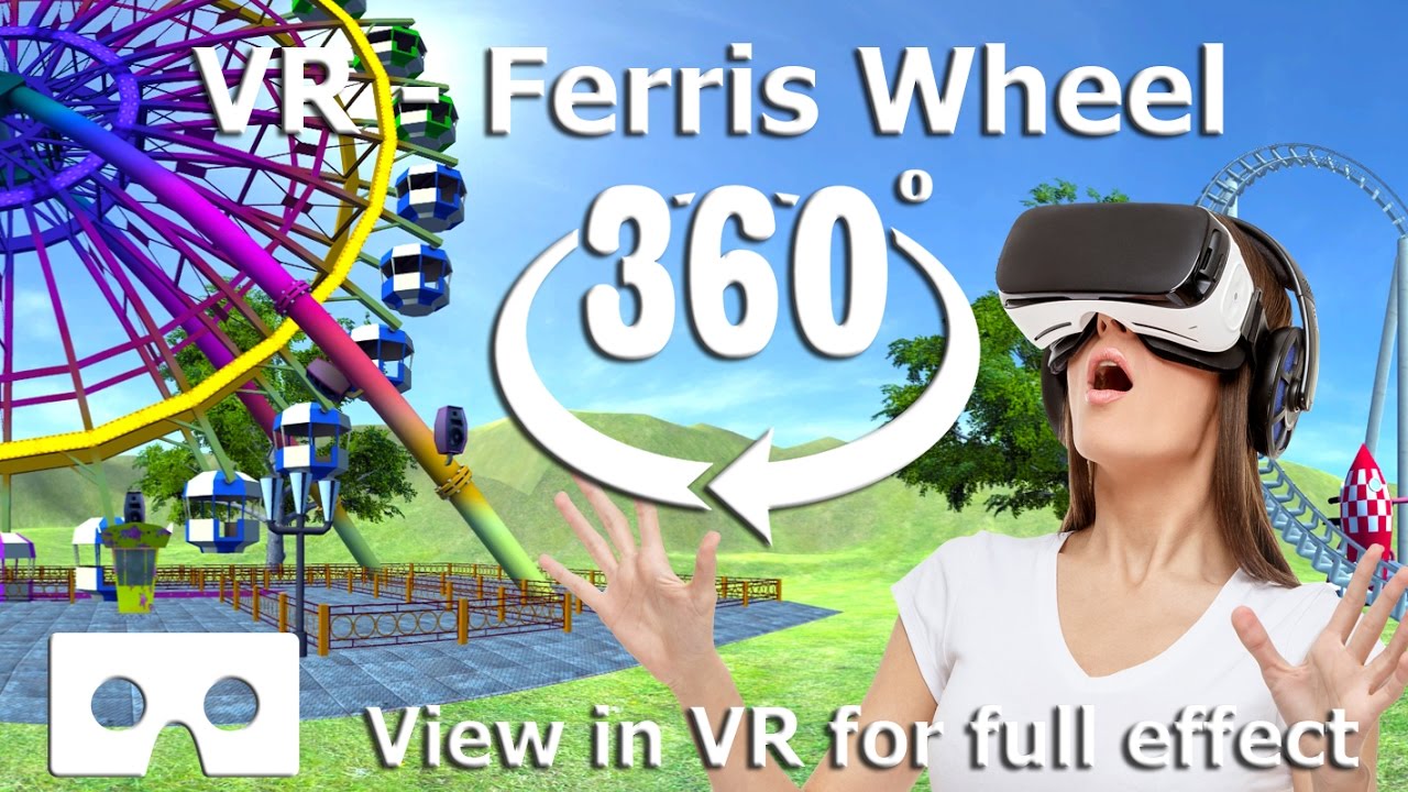 360 Video -VR Funfair Ferris Wheel - Experience the excitement of a VR Theme Park