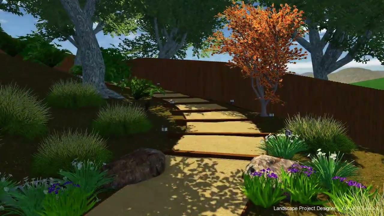 Oak Woodland Garden Tour - Concept Design