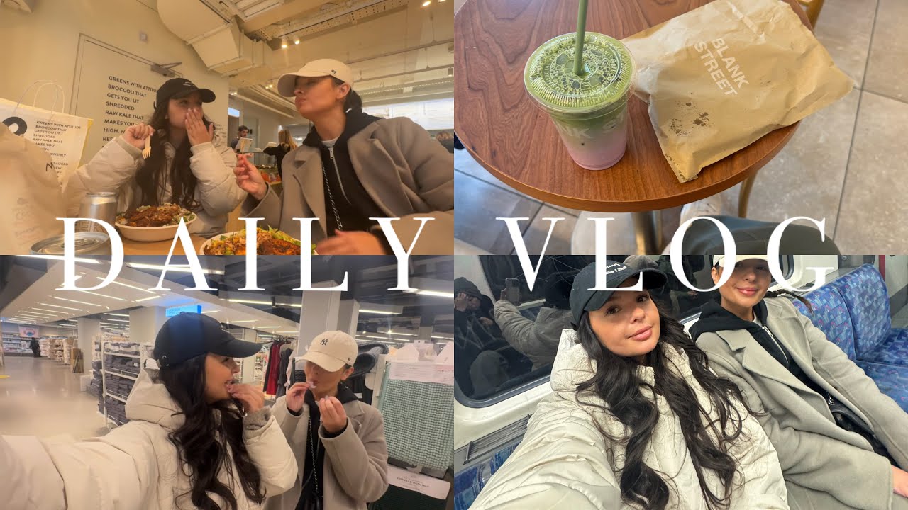 vlog: London trip, sister day, Zara & Lululemon | Ayse and Zeliha