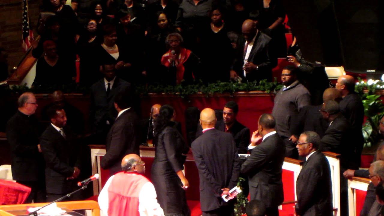 Bishop William A. Ellis singing - Memorial Service Lady Mary P. Ellis