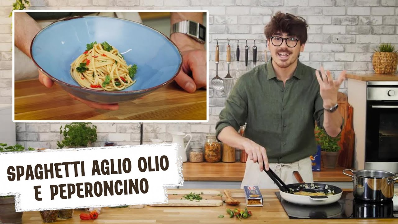 Matteo Brunetti i jego spaghetti aglio olio e peperoncino