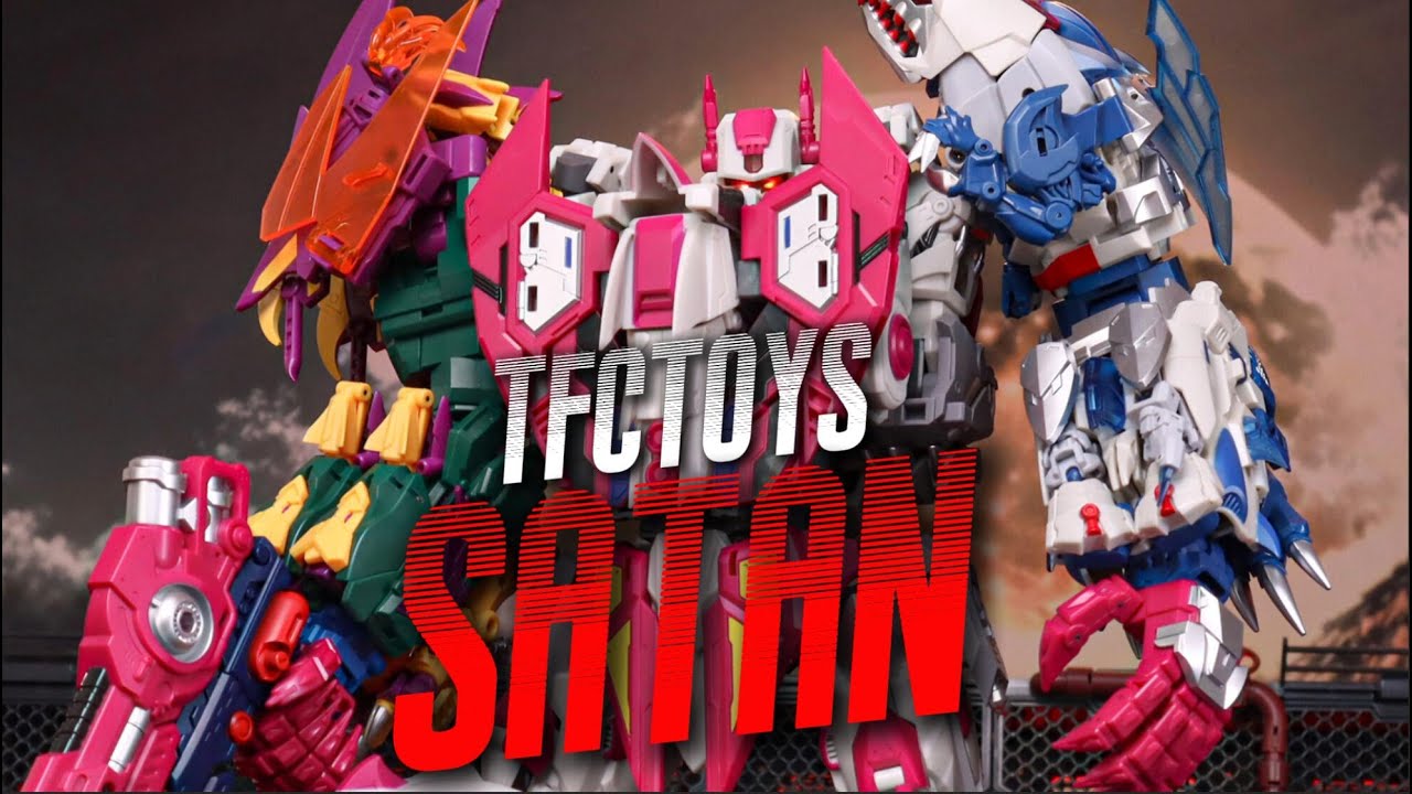 Finally！TFCTOYS SATAN 5 IN 1 Abominus Terrorcons stop motion！