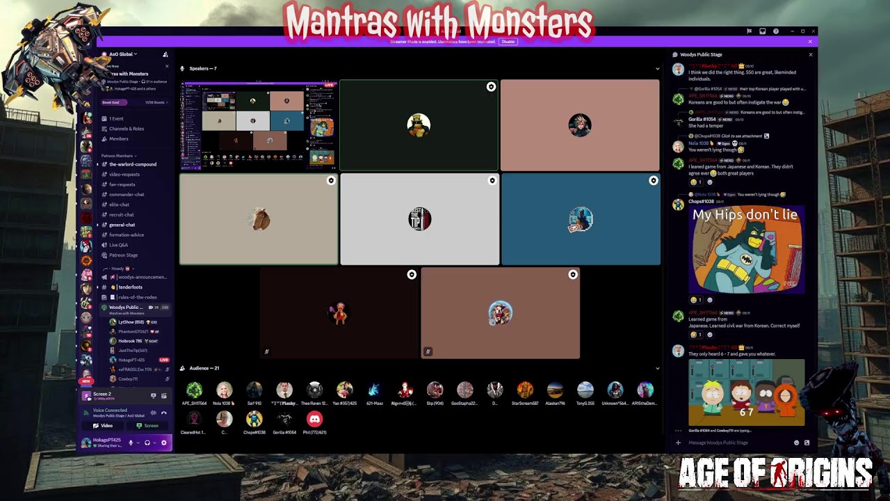 Mantras with Monsters