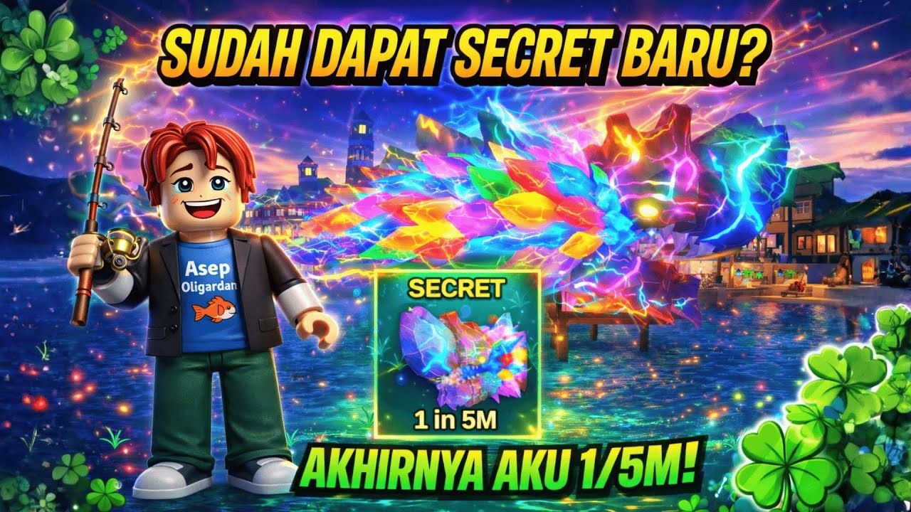 🔴LIVE Mancing Seru Bareng Asep Berhadiah Secret!  - Roblox Fish it